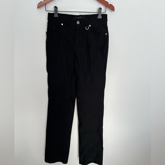 Simon Chang Women's Black strechy pants size 4 - Picture 3 of 5